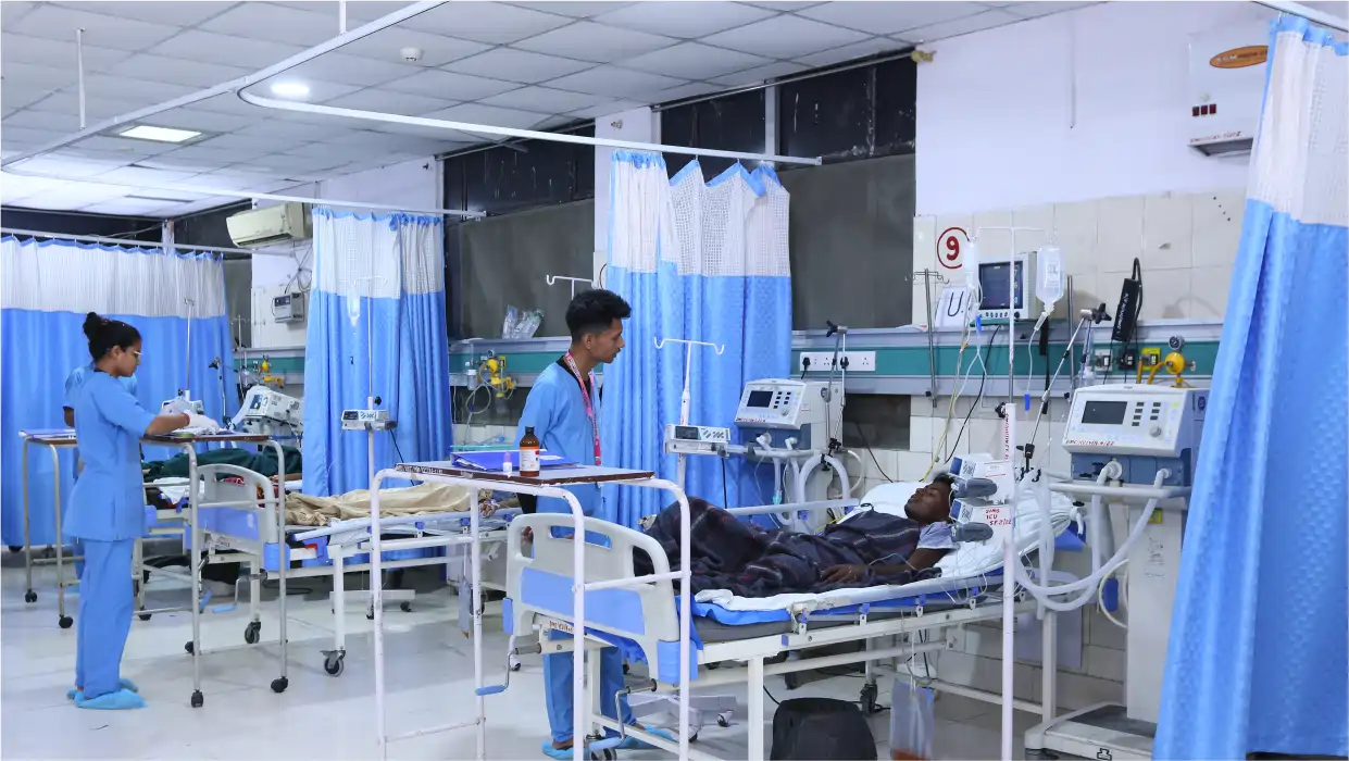 college with hospital in India